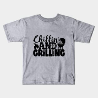 chilling and grilling Kids T-Shirt